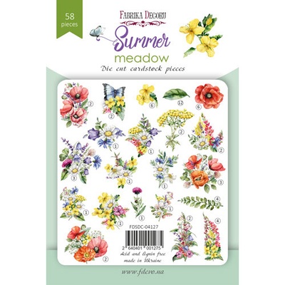 Набір висічок Summer meadow, 58 шт., ТМ Фабрика Декору