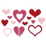 Ніж для вирубки Lifestyle Crafts - QuicKutz - Hearts 4x4