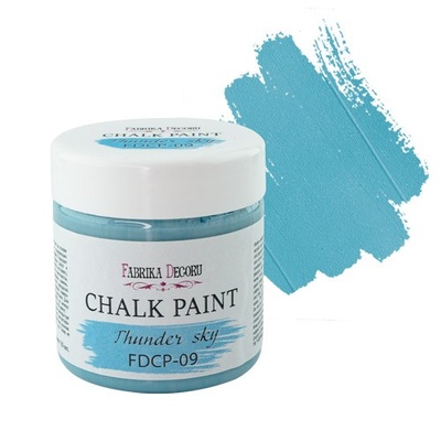 Крейдова фарба Chalk Paint Грозове небо 50ml, ТМ Фабрика Декору