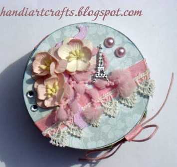 Чипборд Круг, диаметр 8,2 см