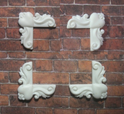 Пластиковий куточок від E.В.A. 2x2см, 4 шт.