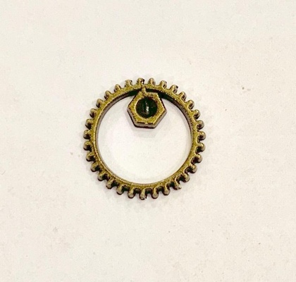 Металева шестерня, колір антична бронза, діаметр 12 мм, 1 шт.