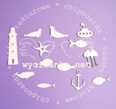 Чипборд від Wycianka - Морський набір