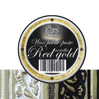 Фарба з ефектом патини - Red Gold metallic, 30 ml