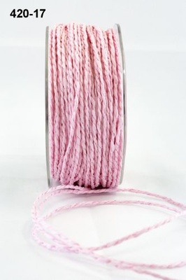 Шнурочок Paper Cord - Pink, колір: рожевий, ширина 2 мм, 90 см