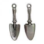 Набір металічкових підвісок від ScrapBerryʼs - Лопаточка, 10x31m, 10 шт.