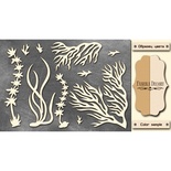 Чипборд Фабрика Декору - Морские обитатели 3, цвет молочный, крафт