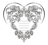 Акриловий штамп SV015 серце, розмір 6,1х5,8 см