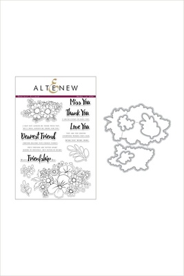 Штампи і ножі від Altenew - Dearest Friend Stamp & Die Bundle