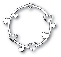 Ніж для вирубки від Poppystamps - Heart Circle