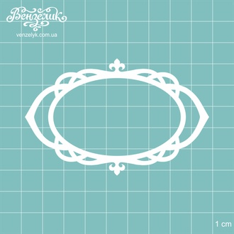Чипборд від Вензелик - Рамка 11, розмір: 56x80 мм