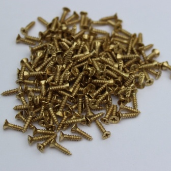 Шурупи для кріплення фурнітури, колір золото, 2,5х10 мм, 1 деталь