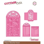 Ножі для вирубки CottageCutz Filigree Butterfly Pocket