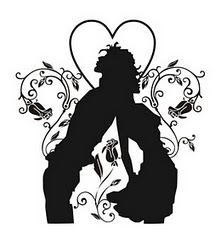 Акриловий штамп SV009 Закохані, розмір 4,5x4,8 см