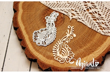 Нож для вырубки от AgiArt "Восточный завиток"