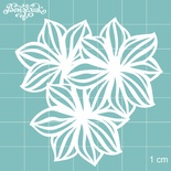 Чипборд від Вензелик - квітка 06, розмір: 60x61 мм