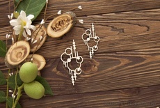 Чипборд от WOODchic - Геометрический - Круги, 8х3.8 см