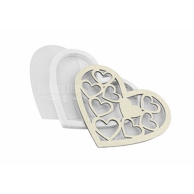 Заготовка для шейкера Hearts - in heart 9,8x8,3 см, ТМ Фабрика Декору