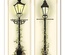 Заготовки - Topper для Flower Soft - Christmas - Lampost  Topper, 2 шт. 