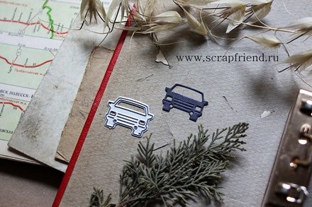 Ніж для вирубки від Scrapfriend - Іконка "Машина", 2.5x2см