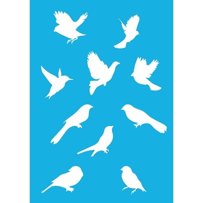 Маска - Фабрика Декору - птахи 20см Х15см