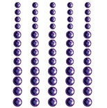 Половинки кристалів на клейовій основі Queen & Co - Rhinestones Lavender, 60 штук