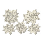 Набір чіпбордів Winter botanical diary 758, 10x15см, колір молочний, ТМ Фабрика Декору