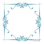 Папка для тиснения и эмбоссинга от Darice - Chantilly Frame