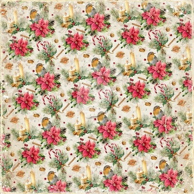 Набір скрап-паперу LemonCraft - Yuletide Basic, базова, 30.5x30.5см, двосторонній