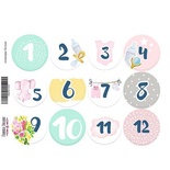 Набір наліпок (стікерів) для журналінгу 1-016, ТМ Фабрика Декору