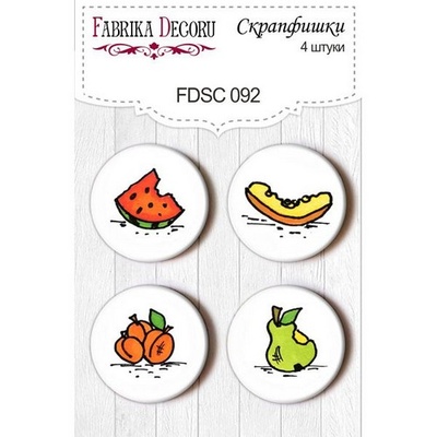 Набір скрап-фішок від ТМ Фабрика Декору з 4 шт. FDSC 092