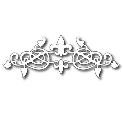 Ніж для вирубки Frantic Stamper - Cutting Die - Fleur De Lis Scroll Die