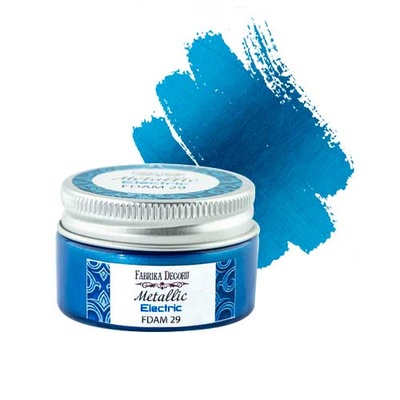 Фарба металік Фабрика Декору - Електрик, 30 мл