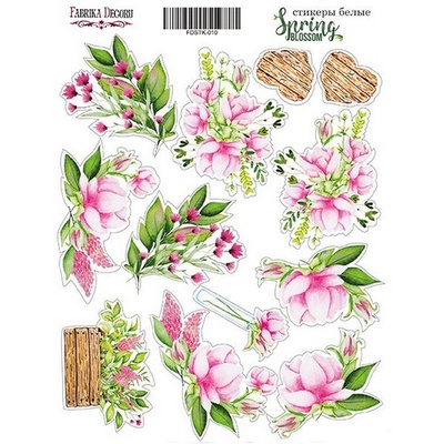 Набір наліпок Spring blossom, ТМ Фабрика Декору