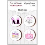 Набор скрапфишек Фабрика Декору из 4 шт FDSC 096