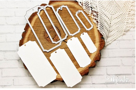 Ножи для вырубки от AgiArt "Теги №2"