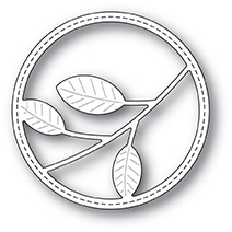Ніж для вирубки від Memory Box - Modern Leaf Circle Frame