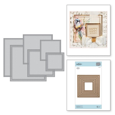 Ножи от Spellbinders - Hemstitch Squares