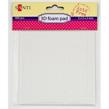 Двухсторонние объемные клеевые квадратики, 5*5 мм, 400 шт. в упаковке, ТМ Santi