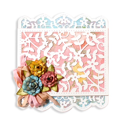 Ножі від Spellbinders — Framed Floral Card Front