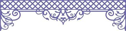Ніж для вирубки від Cheery Lynn Designs - Lattice Valance Border