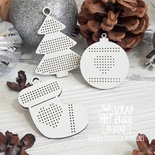 Деревʼяна фішка ScrapBox - Фішки для вишивки набір іграшок Fl-039