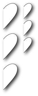 Ножі від Memory Box - Dies- Half a Heart