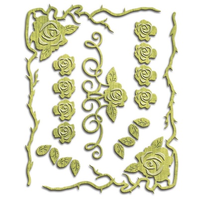 Ножи от Spellbinders – Roses and Thorns - Розы и шипы