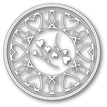 Ножі від Memory Box - Scrollwork Heart Circle Frame craft die