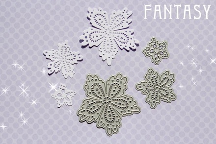 Ножи для вырубки от Fantasy - цветок "Кудрявый шафран", FD-025