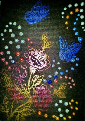 Перламутрова пудра біле золото