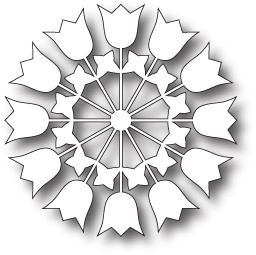 Ніж для вирубки від Memory Box - Dies - Paper Cut Tulips Circle