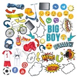 Аркуш з картинками для вирізання Cool Teens, TM Fabrika Decoru