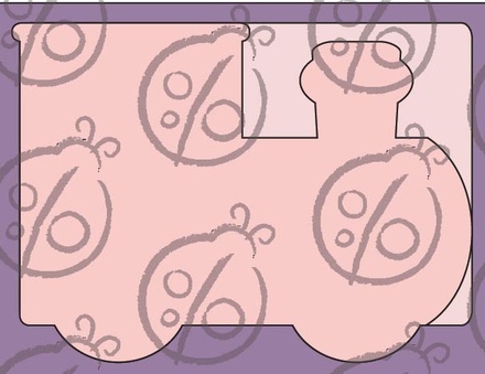 Чипборд від Бумага Марака. Фігурний альбом "Паровозик"